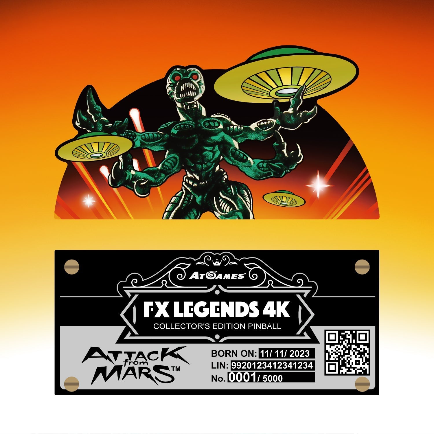Topper for FX Legends 4K™ Attack From Mars™