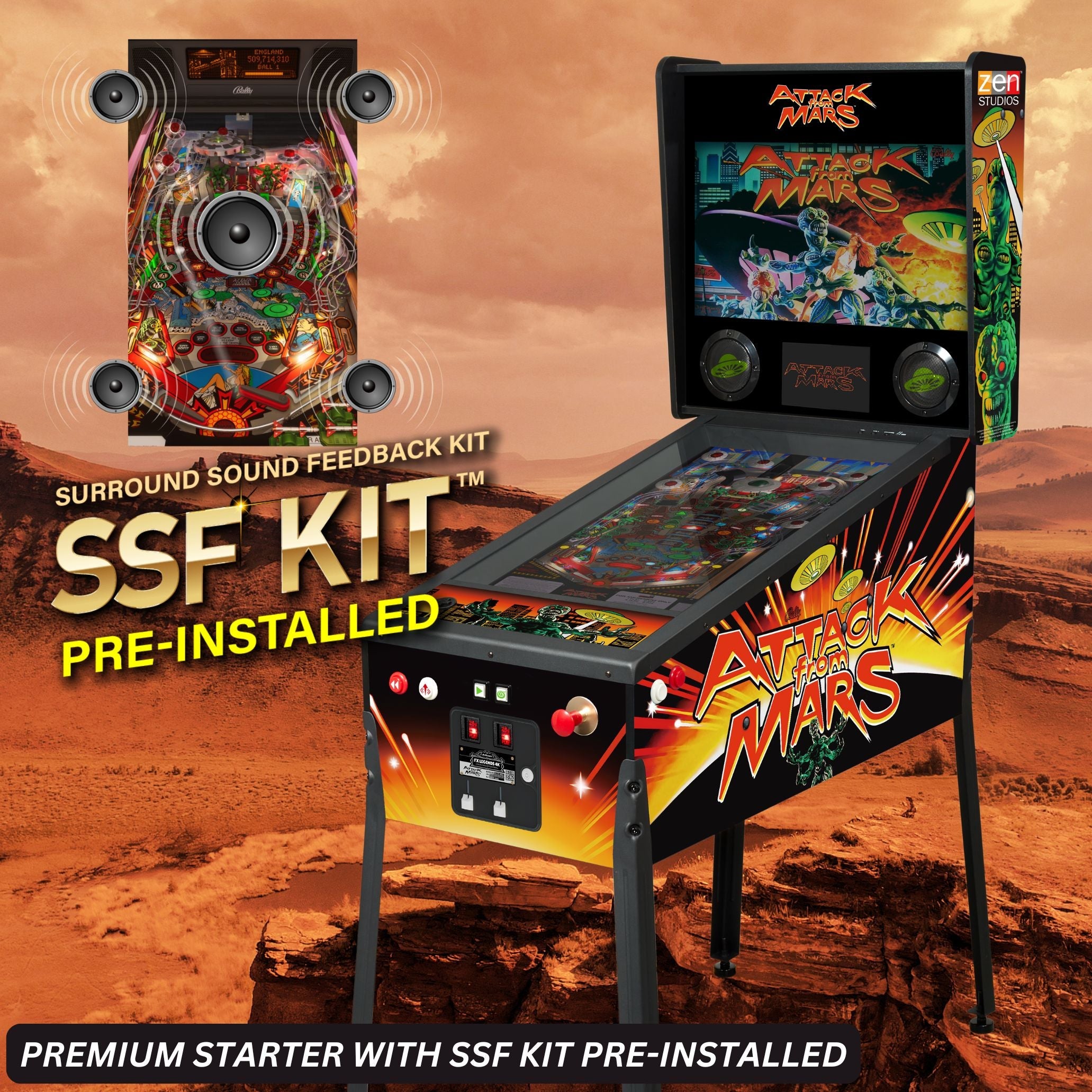 AtGames Affordable Financing FX Legends 4K™ Attack From Mars™ [CEP] Initial Payment $500